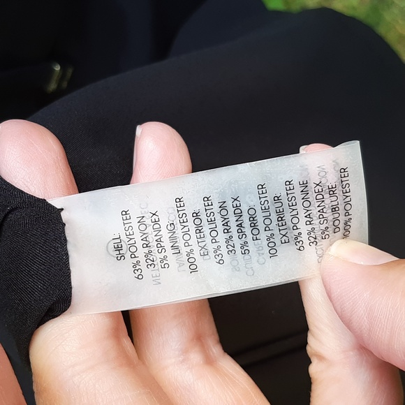 Black Calvin Klein business attire dress with gold buckle ladies size 6 - Picture 7 of 12